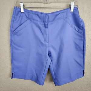 PGA Tour Periwinkle Bermuda Golf Shorts Size 2 (6934)